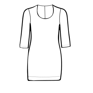 Patron ropa, Fashion sewing pattern, molde confeccion, patronesymoldes.com Dress 7930 LADIES Dresses